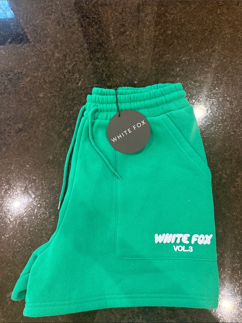 White Fox Boutique Green Vol.3 High Waist Shorts